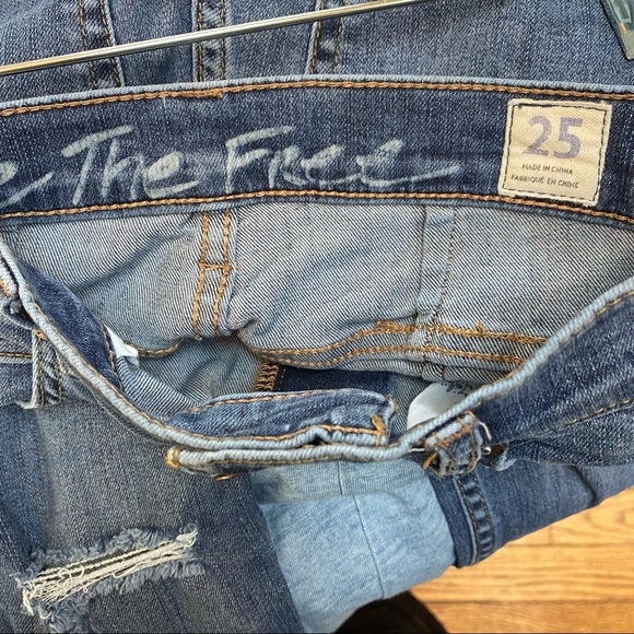 FREE PEOPLE Sunny Ripped Crop Skinny Jeans - Picture 3 of 10